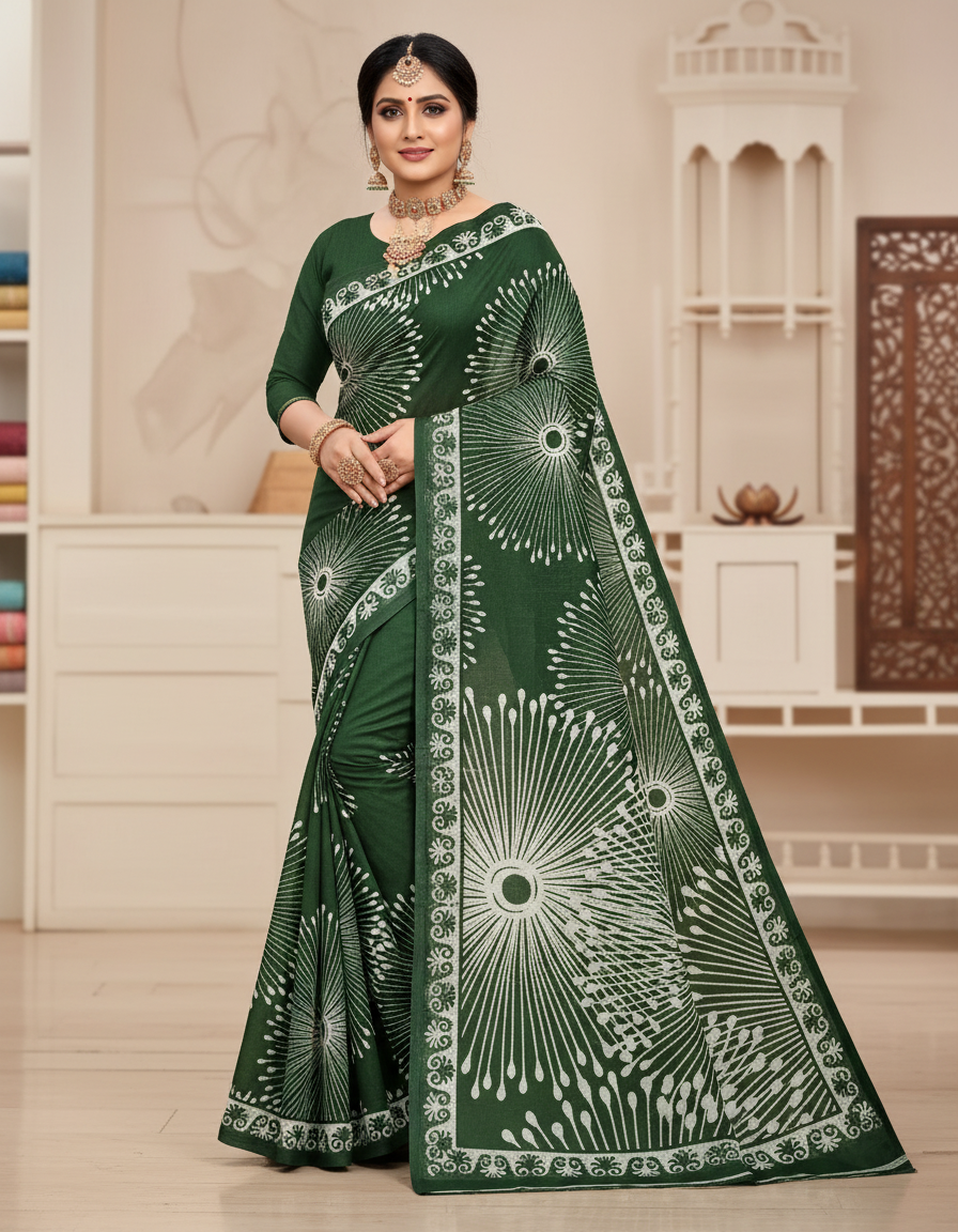 1781011565873_4516 Print saree - Image 1