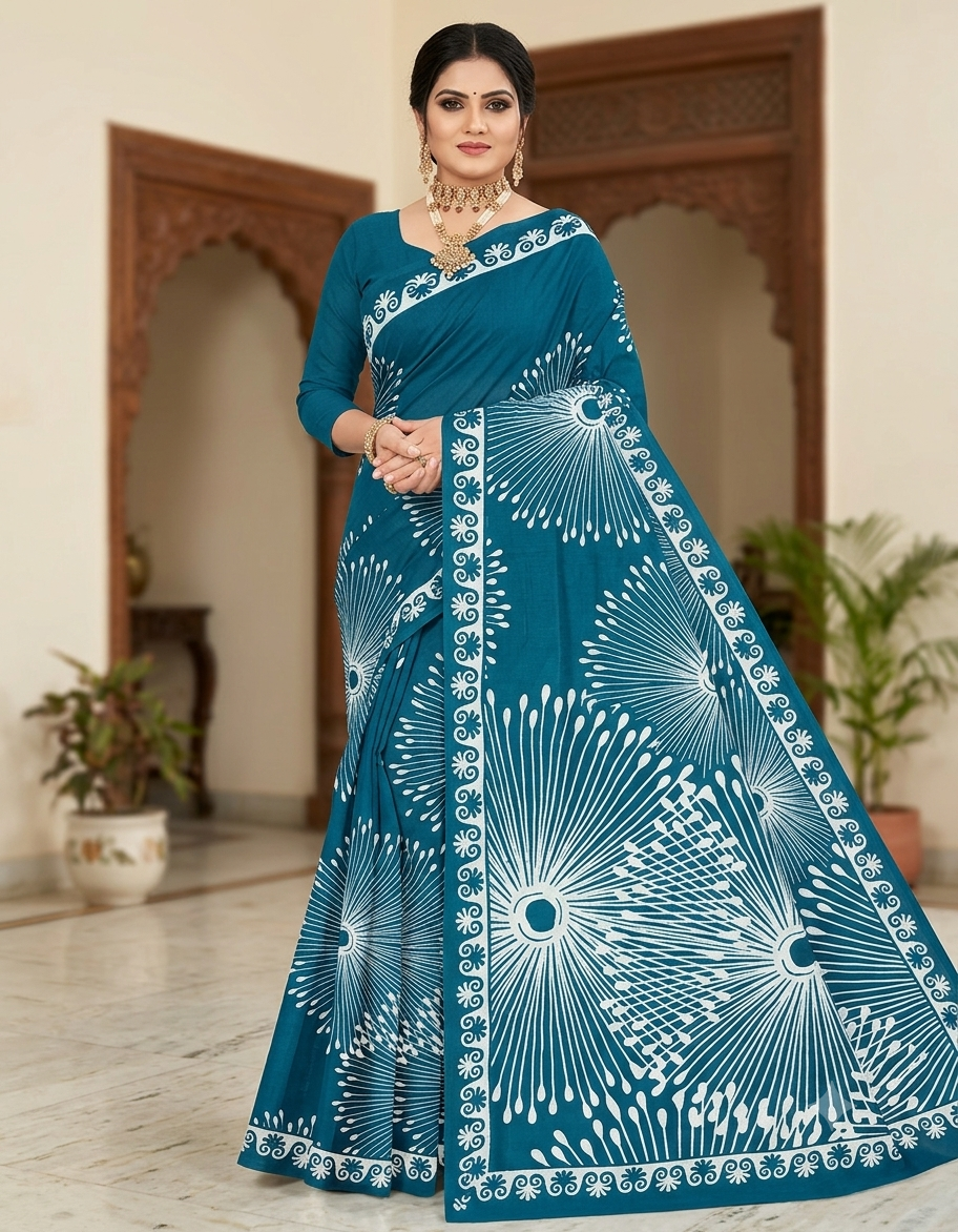 1785761402598 Print saree - Image 1