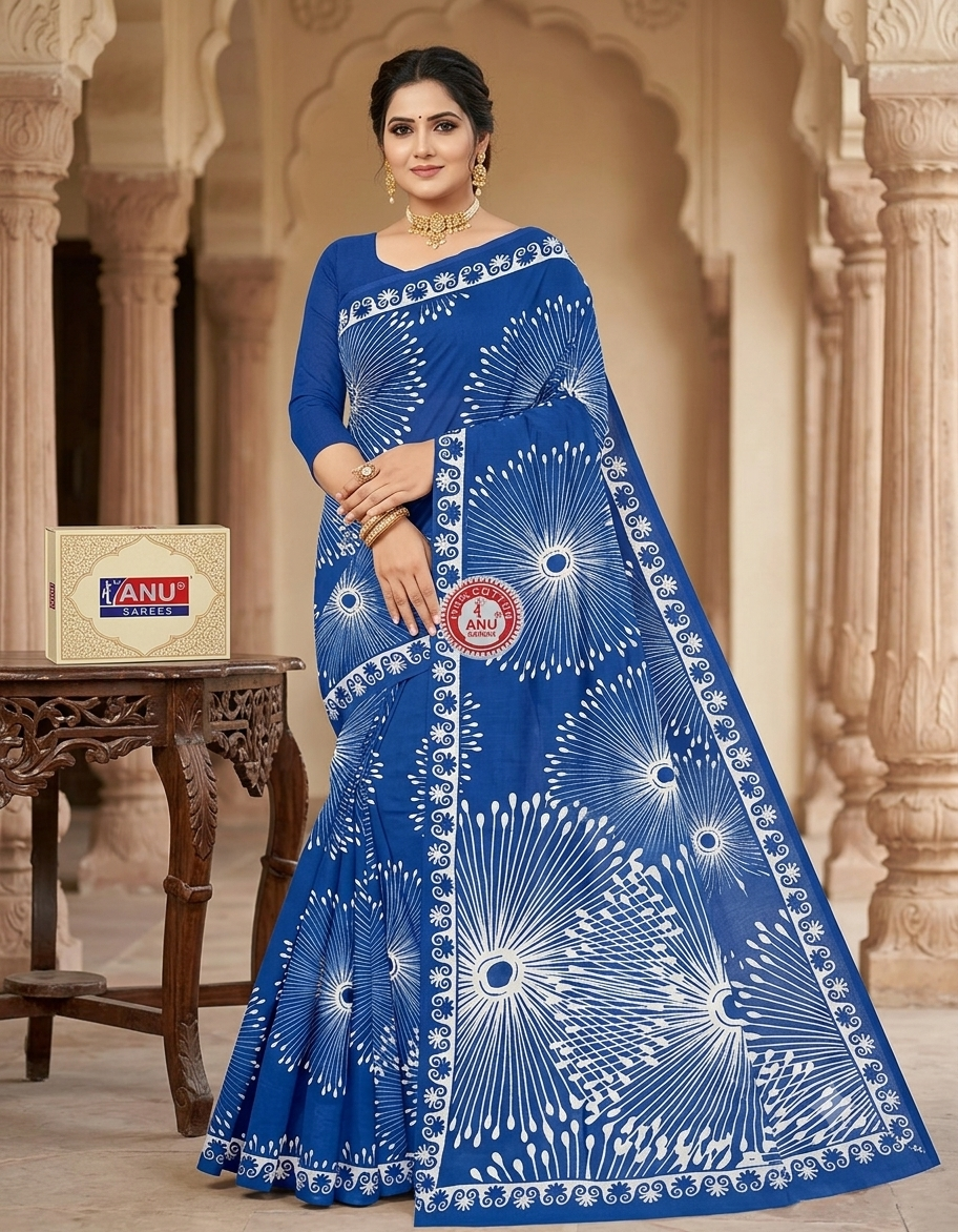 1785761490844 Print saree - Image 1